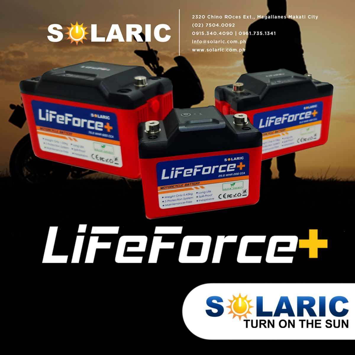 LiFeForce+ Motorcycle Battery: “ALL YOU NEED IS THE ONE THAT LASTS”