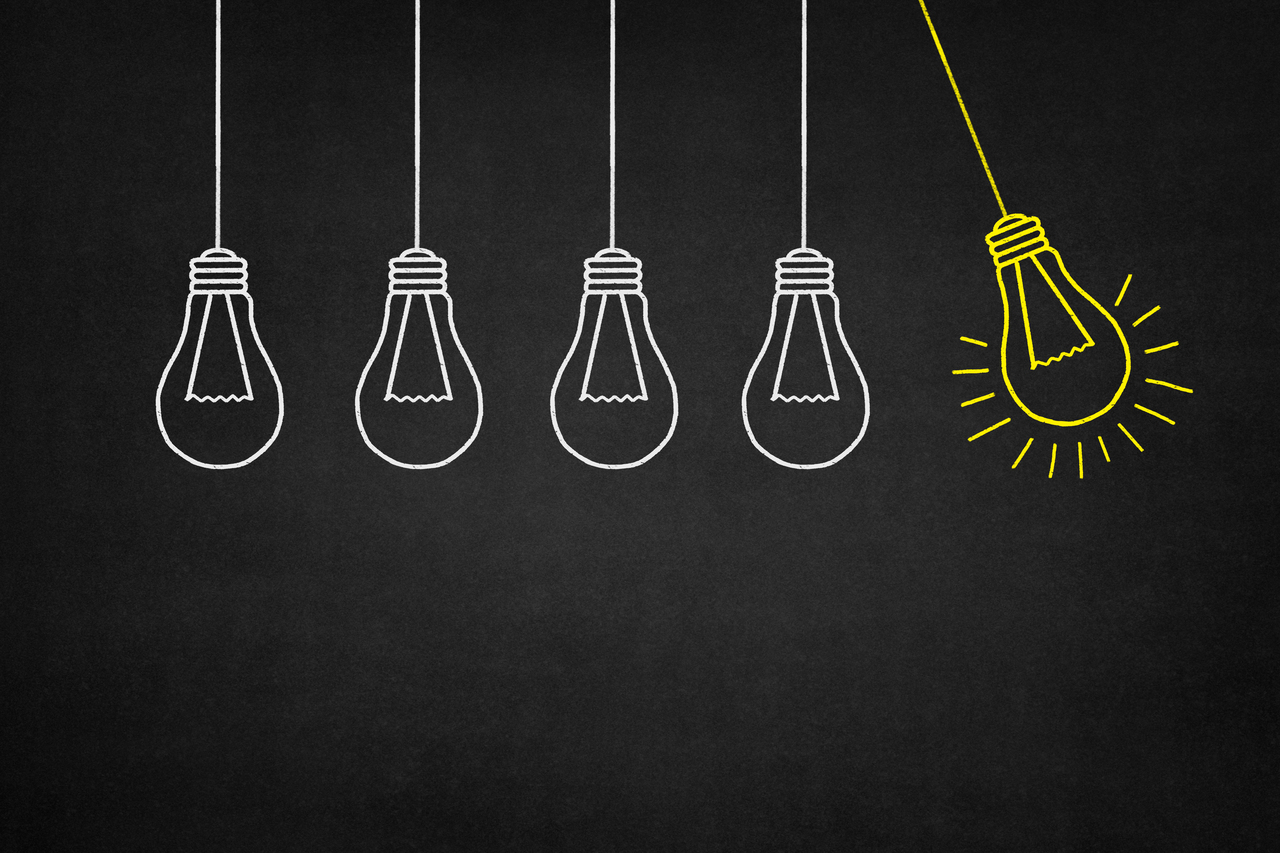 Graphics of light bulbs