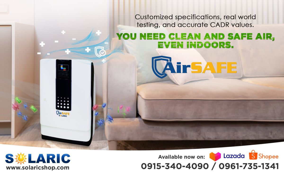 ENJOY CLEANER AND SAFER AIR WITH AIRSAFE!