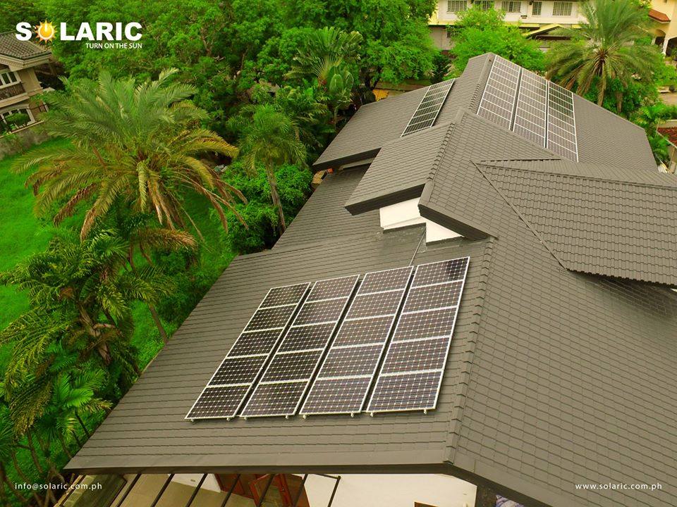 Solaric’s solar panels priced in the Philippines on your roof