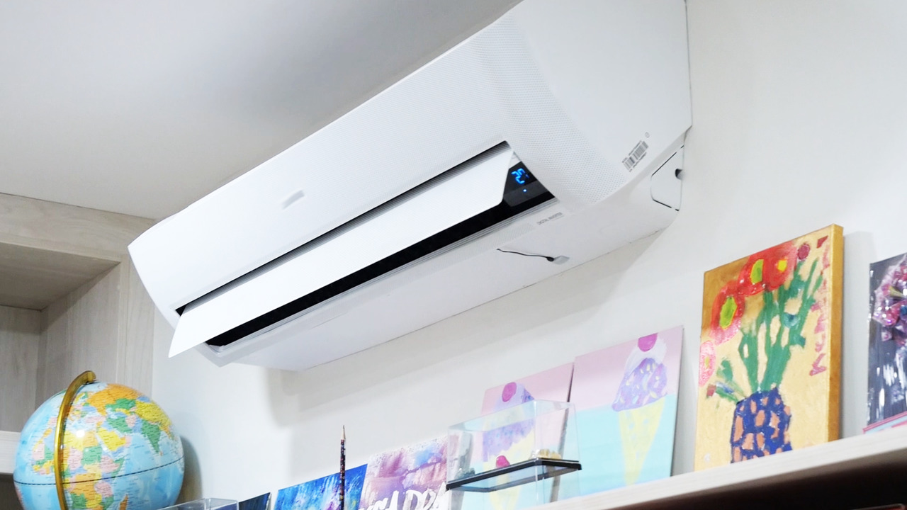 Aircon powered by solar