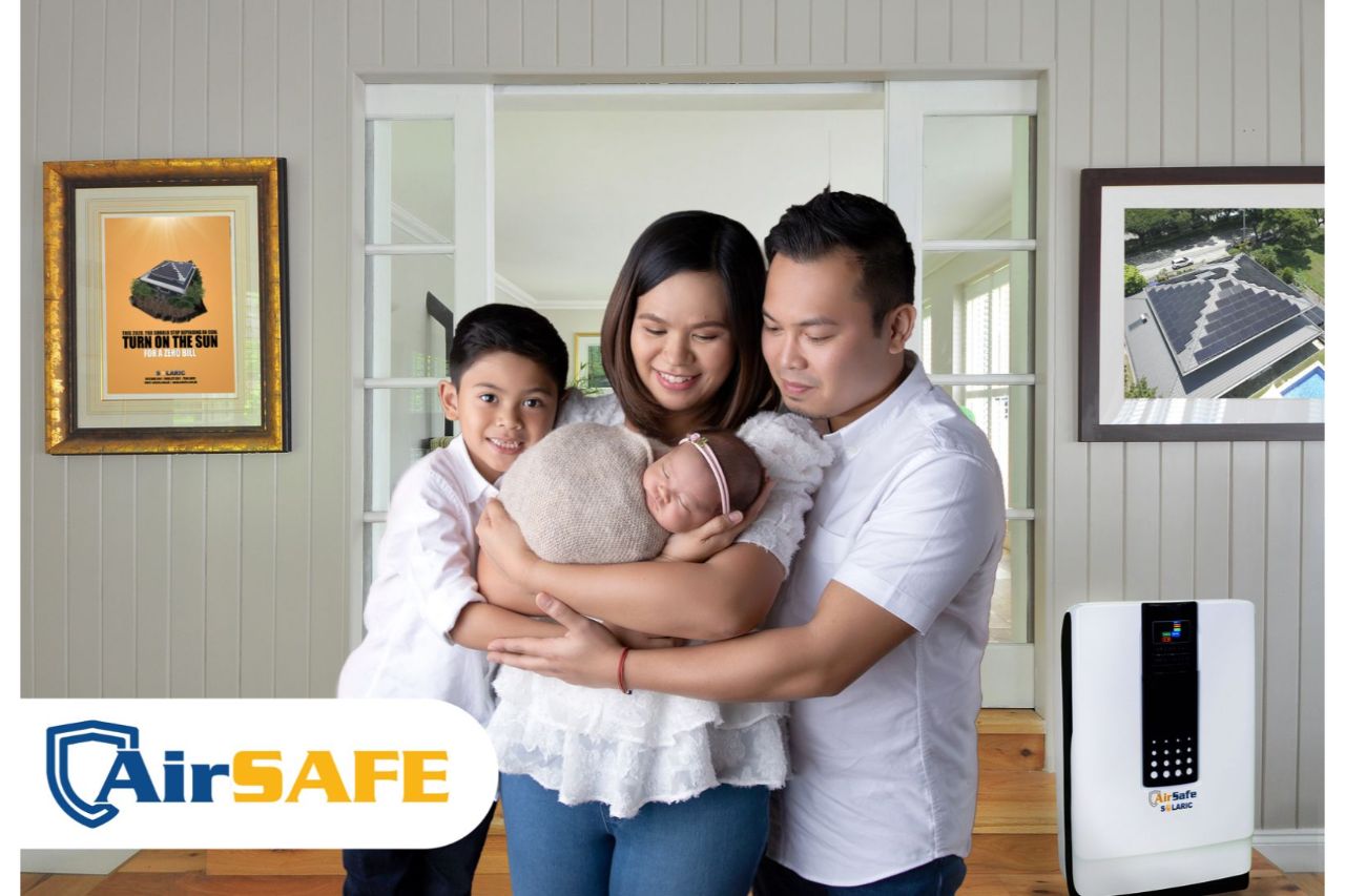 Family at the comfort of their home