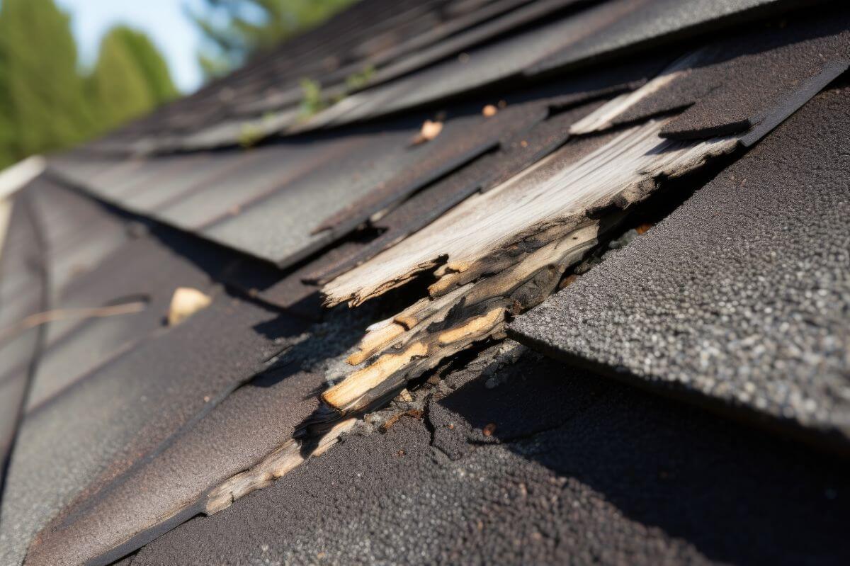 Roof damage and water leaks