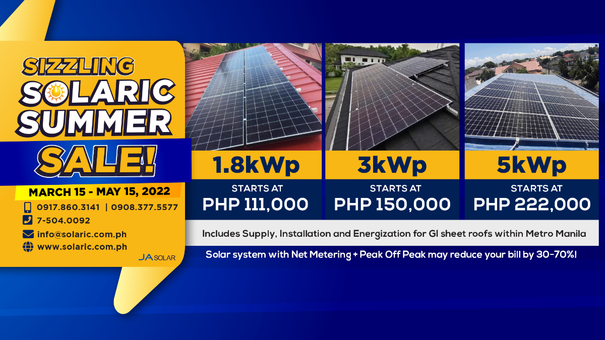 SIZZLING SOLARIC SUMMER PROMO!