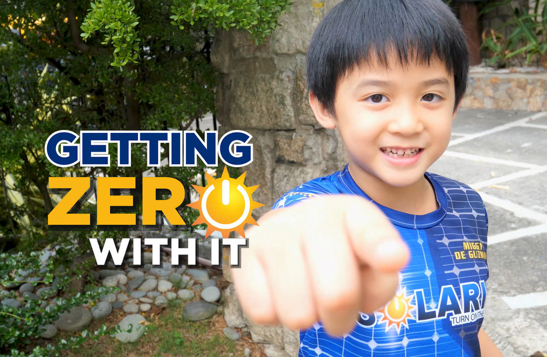 A boy in a Solaric T-Shirt