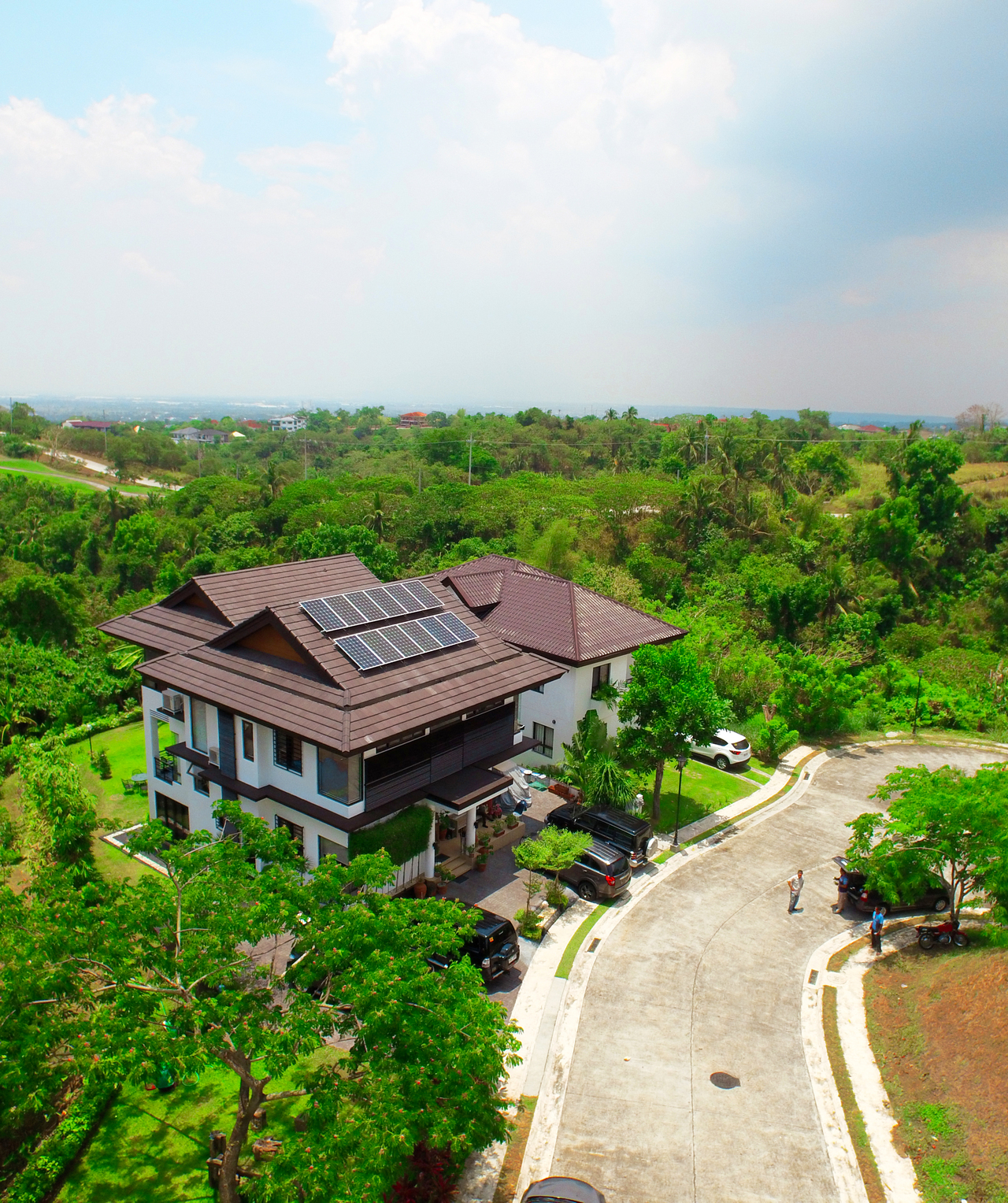 View of a house surrounded by trees