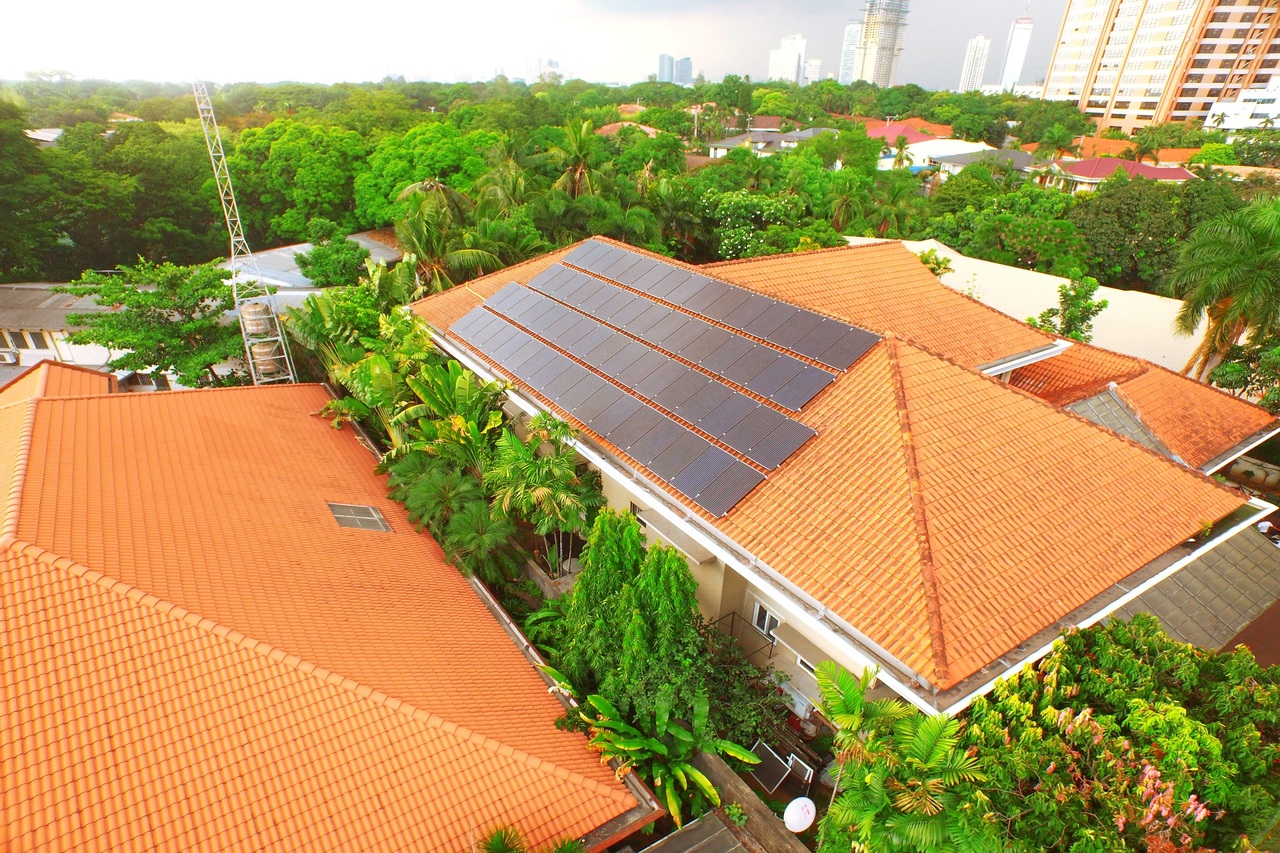 Top view of grid system